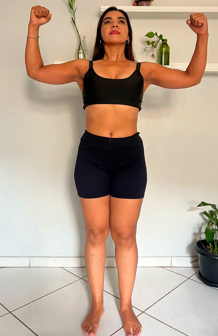 Depois aluna de Dayane Sales